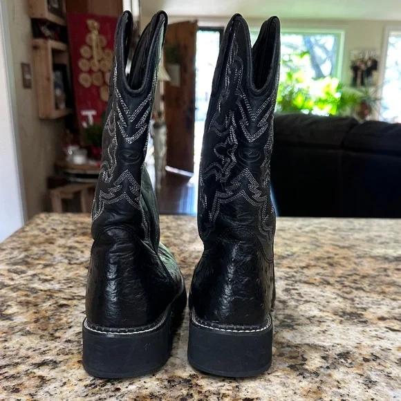 Roper Black Low Top Western Boot - Picture 4 of 7